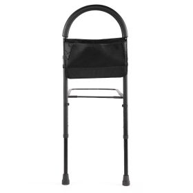 Bed Assist Bar with Storage Pocket, Height Adjustable Bed Rail for Elderly Seniors, Handicap, Kids, Adjustable Bedrail Cane fits King, Queen, Full, Tw