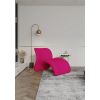 Manhattan Comfort Rosebud Fuchsia Wool Blend Accent Chair