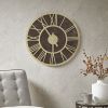 Mason 23.6" Wood Wall Clock