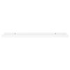 Picture Frame Ledge Shelves 2 pcs White 31.5"x3.5"x1.2" MDF