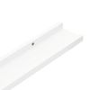 Picture Frame Ledge Shelves 2 pcs White 15.7"x3.5"x1.2" MDF