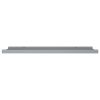 Picture Frame Ledge Shelves 2 pcs Gray 31.5"x3.5"x1.2" MDF
