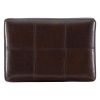 Claridge 32" Backless Indoor Bar Stool, Dark Brown with Beige Faux Leather, Includes 1 Stool