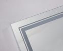 Anti-fog dimmable touch button LED bathroom mirror