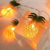 1pc, LED Simulation Fruit Copper Wire String Lights, Pineapple Rattan String Lights, Fairy Lights, Christmas Wedding Lights, Grape Summer Fruit Decora