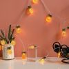 1pc, LED Simulation Fruit Copper Wire String Lights, Pineapple Rattan String Lights, Fairy Lights, Christmas Wedding Lights, Grape Summer Fruit Decora