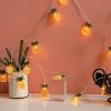1pc, LED Simulation Fruit Copper Wire String Lights, Pineapple Rattan String Lights, Fairy Lights, Christmas Wedding Lights, Grape Summer Fruit Decora